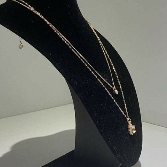 Lauren Conrad 2 Layer Sexy Sun Rose Gold Kylie Jenner Style Necklace Mom Gift - Picture 10 of 12